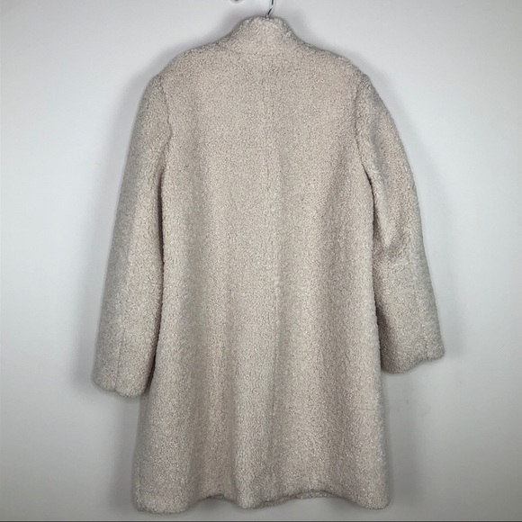J. Crew Cream Sherpa Coat K2605 - Picture 9 of 10